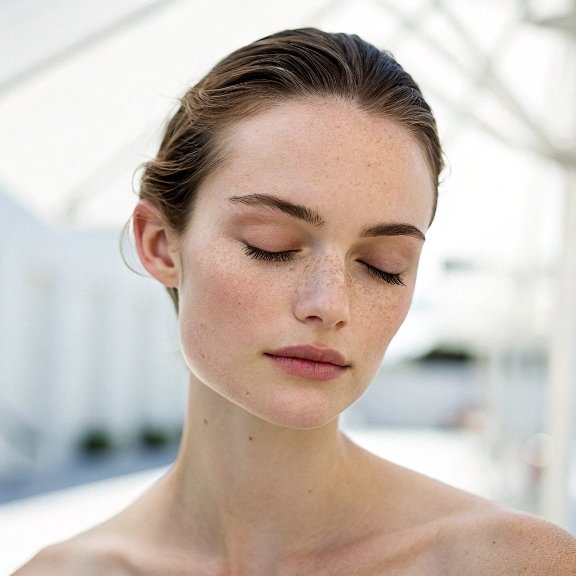 full-face-close-up-of-a-woman-with-delicate–porce full-face-close-up-of-a-woman-with-delicate--porce