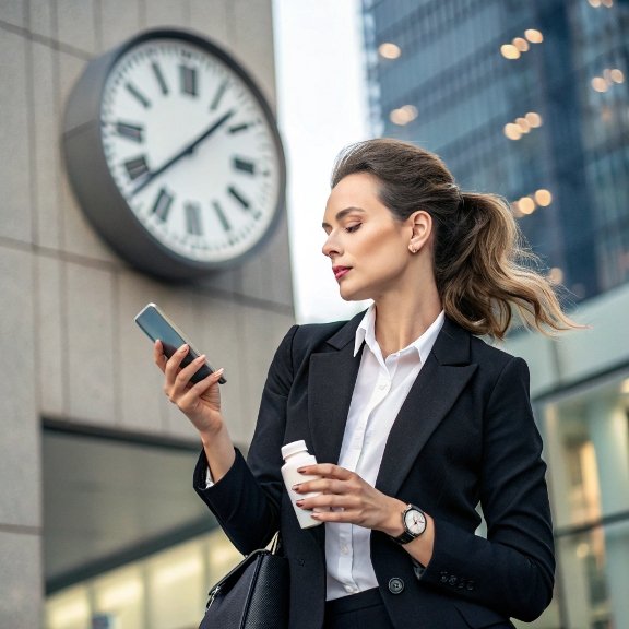 working-woman-in-formal-wear–phone-in-one-hand–s working-woman-in-formal-wear--phone-in-one-hand--s