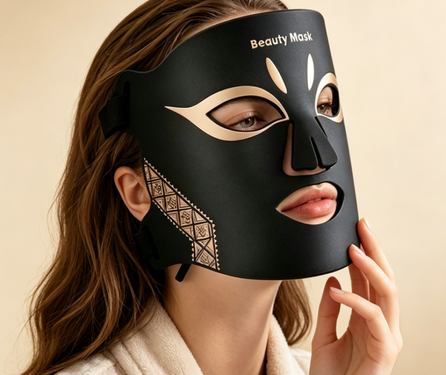 red light facial mask